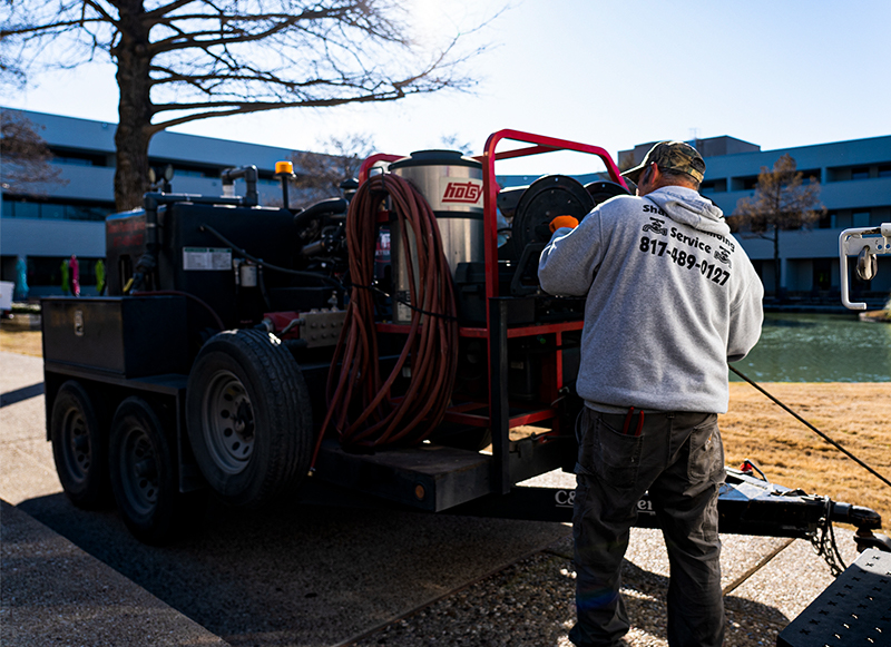 hydro jetting services at Shane's Plumbing